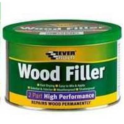 2 Part Wood Filler Weatherproof Interior Exterior 500g Tub V...
