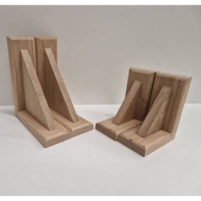 Oak Shelf Bracket Wooden Timber Support- Single 2 Sizes Avai...