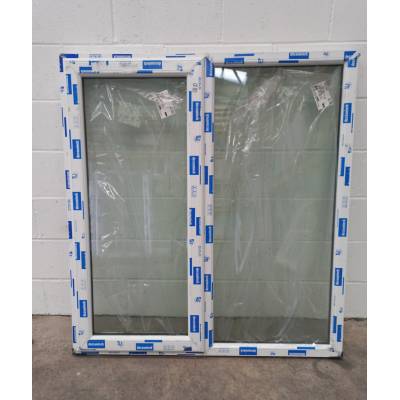 White Plastic uPVC Window Double Glazed CPW019 1225x1401mm P...