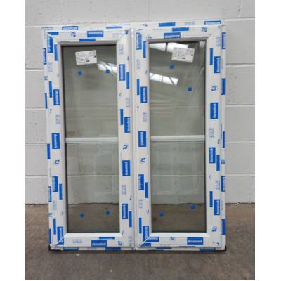 White Plastic uPVC Window Double Glazed CPW059 898x1175mm Ce...