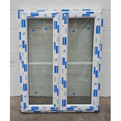 White Plastic uPVC Window Double Glazed CPW079 898 x 1175mm ...