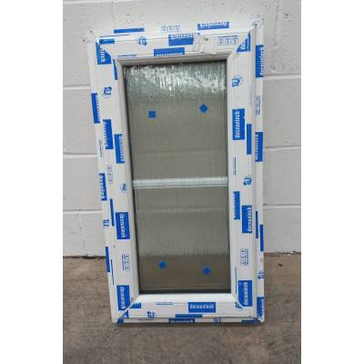 White Plastic uPVC Window Double Glazed CPW083 465 x 875mm C...