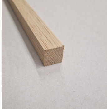 20x20 (1x1") Planed Oak