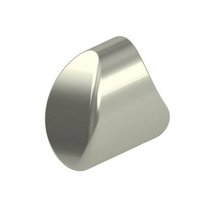Round End Cap Brushed Nickel  Stair 54mm Round Mopstick Hand...