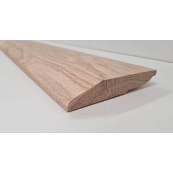 120x20mm Ovolo Chamfer Oak Skirting 