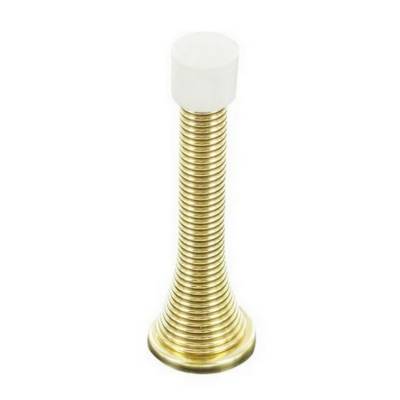 Brass Spring Door Stop Securit B2571...