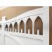 Hardwood White Driveway Gates 