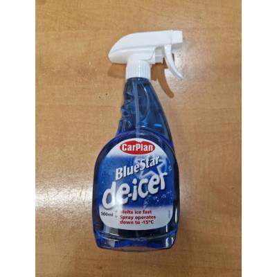 Blue Star Car De-Icer Blue Window 500ml Spray Bottle ...