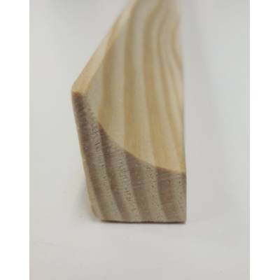 Scotia pine decorative trim moulding 21x15mm 2.4m beading wo...