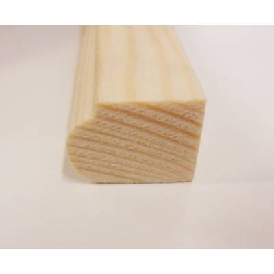 Staff bead pine decorative trim moulding 21x15mm 2.4m beadin...