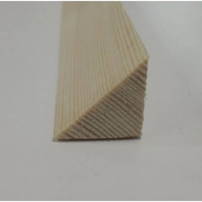 Triangle pine decorative trim moulding 18x18mm 2.4m beading ...