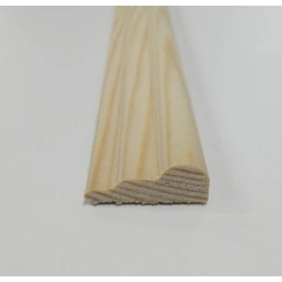 Broken Ogee Pine decorative trim moulding 21x8mm 1170mm x2 b...