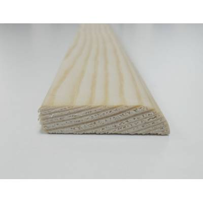 Pencil round Pine decorative trim moulding 34x9mm 1170mm bea...