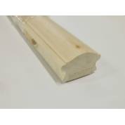 Pine Stair Handrail LHR Low Profile Richard Burbidge 41mm Groove Balustrade