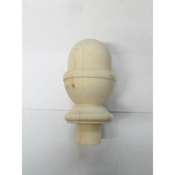 Pine Acorn Cap For Newel