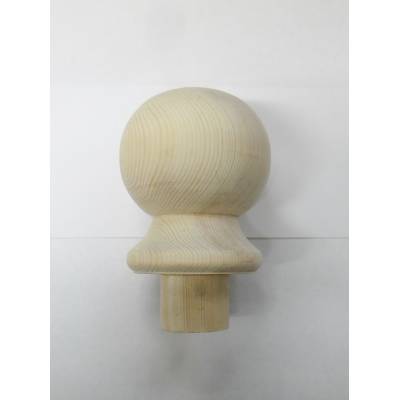 Pine Ball Cap For Stair Newel Post Softwood Wooden Timber Ba...