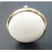 Porcelain and Brass Knob