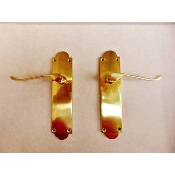 Edwardian Brass Lever Latch