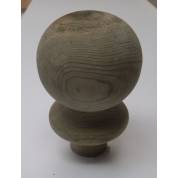 Decking Ball Cap Fence Post Timber Wooden External