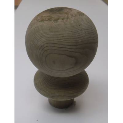 Decking Ball Cap Fence Post Timber Wooden External...