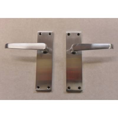 Cezanne Victorian Satin Chrome Finish Internal Door Handle L...