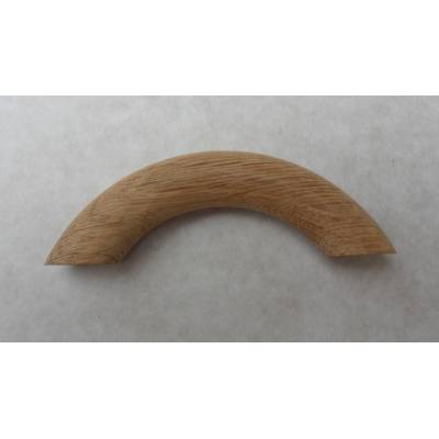 Oak Bow Pull Cupboard Cabinet Knob Handle Door Drawer Wooden...