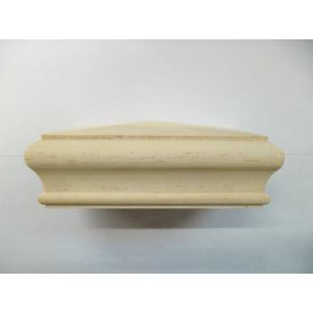 Pine Newel Half Patrice Cap