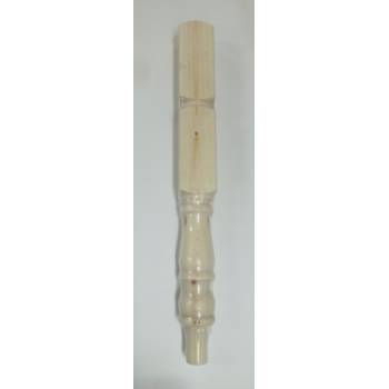 Pine Double Head Turned Post