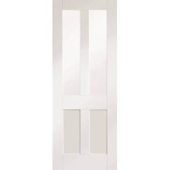 White Primed Malton Shaker Clear Glazed