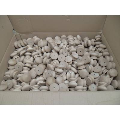 BULK BOX 450no 45mm Diameter Wooden Timber Solid Hemlock Kno...