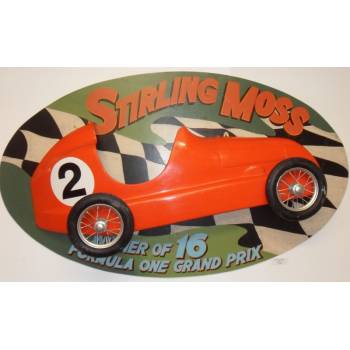 Massive Stirling Moss Formula 1 3D Wallart