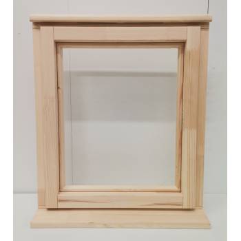 Ron Currie Timber Window 625x745mm RCW107C
