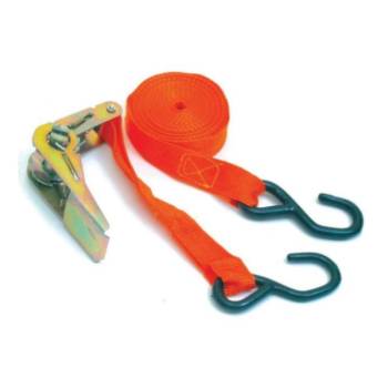 Ratchet Tie Down Strap J-Hook 4.5m x 25mm