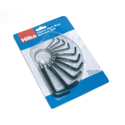 Hilka Hex Key Set 10pce 1.5-10mm metric...